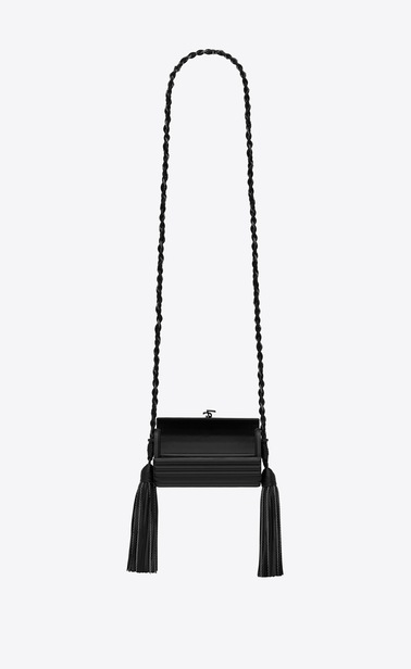 bag opium box nera in pelle